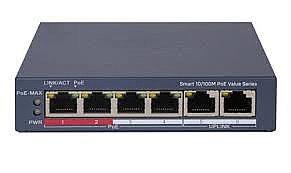 מתג תקשורת מנוהל דגם HIKIVISION 4-PORT POE DS-3E1106P-E1-M מתג תקשורת מנוהל דגם HIKIVISION 4-PORT POE DS-3E1106P-E1-M