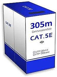 כבל תקשורת CAT5E/FTP נחושת מלאה תוף משיכה 305מ איכותי פרמיום כבל תקשורת CAT5E/FTP נחושת מלאה תוף משיכה 305מ איכותי פרמיום