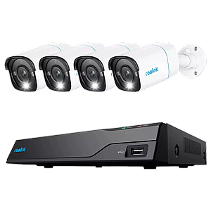 קיט 4 מצלמות להתקנה עצמית Reolink NVS8-5MB4 5MP קיט 4 מצלמות להתקנה עצמית Reolink NVS8-5MB4 5MP